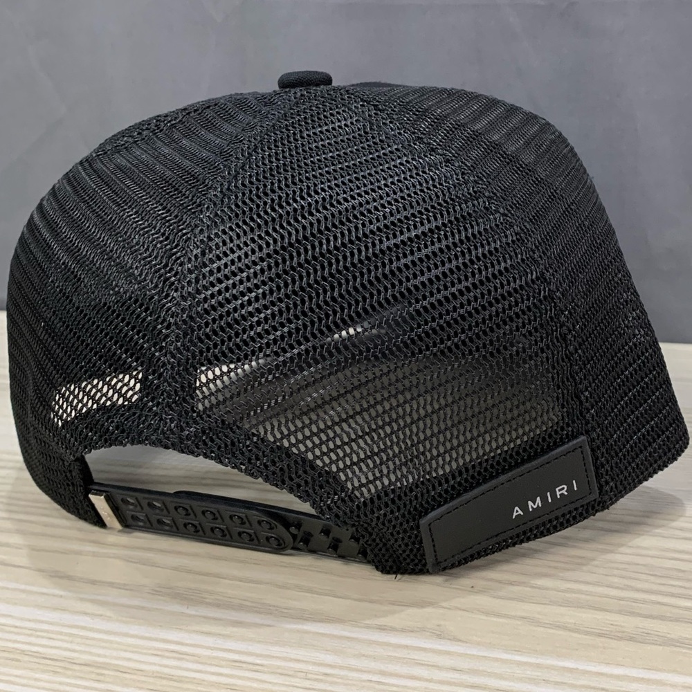 Amiri mesh trucker hat summer fashion sun cap - Picture 4 of 5